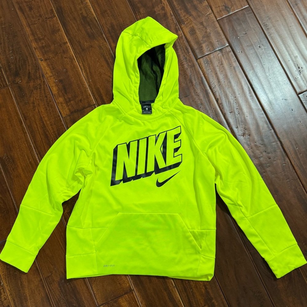 Nike Kids Neon Green Hoodie